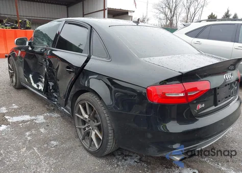 2014 Audi S4 3.0T Premium Plus from USA, damaged, VIN WAUDGAFL1EA007347